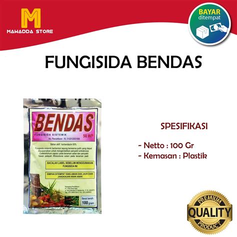 Jual Fungisida Bendas 50 WP 100 Gram Shopee Indonesia