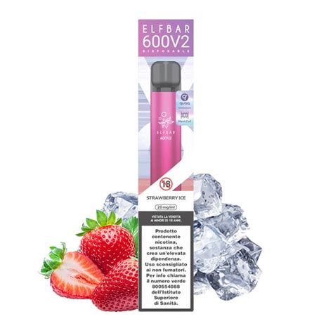 Strawberry Ice V Disposable Puff Vape Pen Usa E Getta Elf