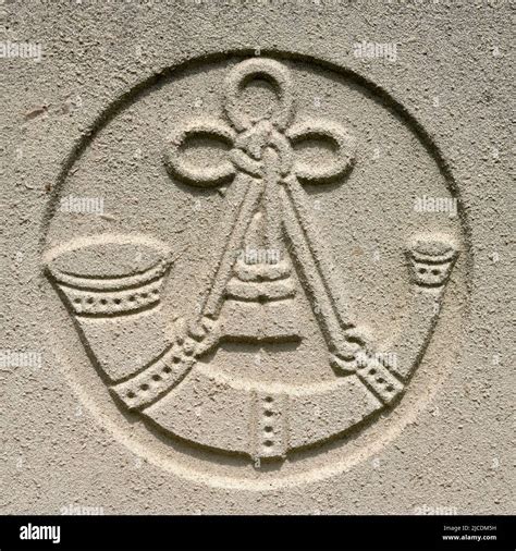 Military insignia of the WW2 - military emblem of the British Army on a ...