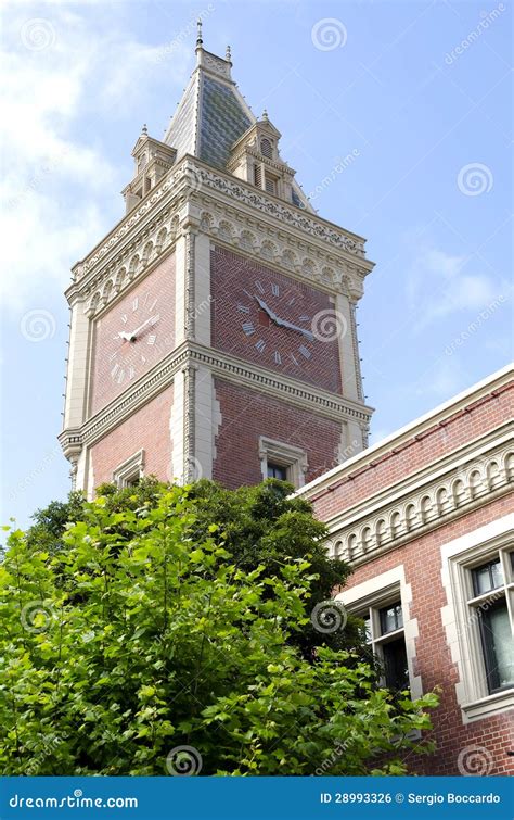 Ghirardelli Clock Tower Stock Photo Image Of Tree Clock 28993326