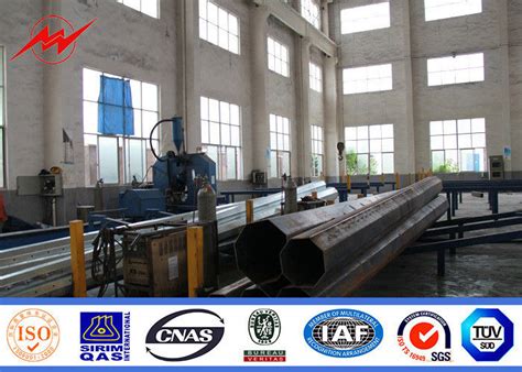 Hot Dip Galvanized FT Kg Tubular Steel Pole