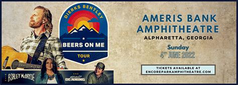 Dierks Bentley Tickets 4th June Ameris Bank Amphitheatre At Encore Park