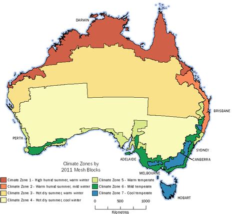 Australian Regions And Climate Zones Figure Source Australian Bureau