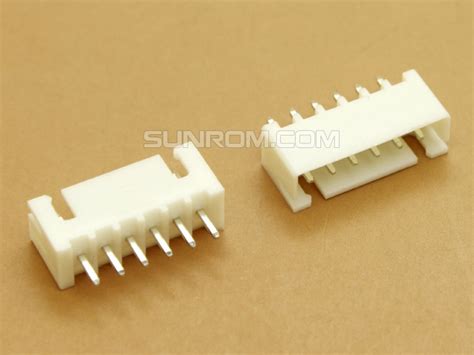 6 Pin Jst Xh 25mm Top Entry Header 5658 Sunrom Electronics