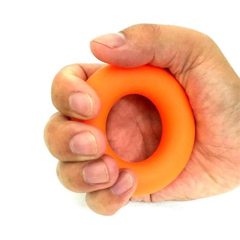 Exercitador de Mão e Dedos Tipo Anel Hand Grip Emborrachado Hidrolight