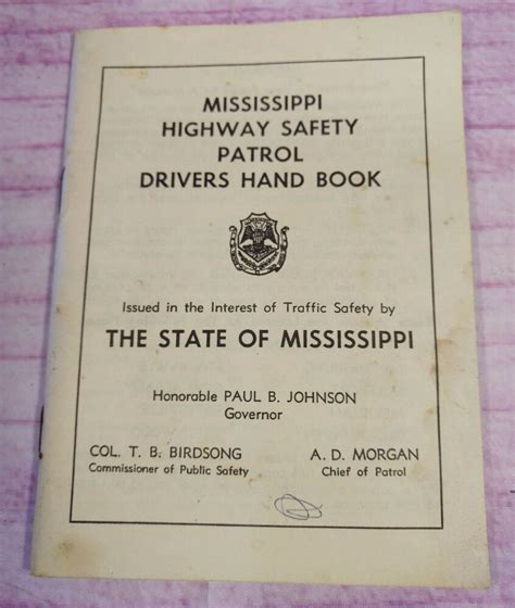 Mississippi Drivers License Manual