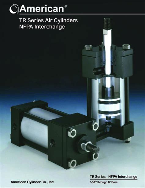 American Introduces Tr Series Nfpa Cylinders Pneumatic Technology