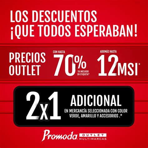 Ofertas Promoda Outlet Pre Buen Fin Hasta De Descuento X