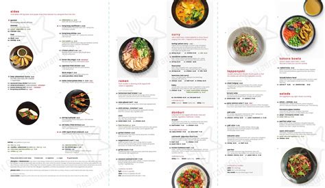 Menu At Wagamama Restaurant Abu Dhabi