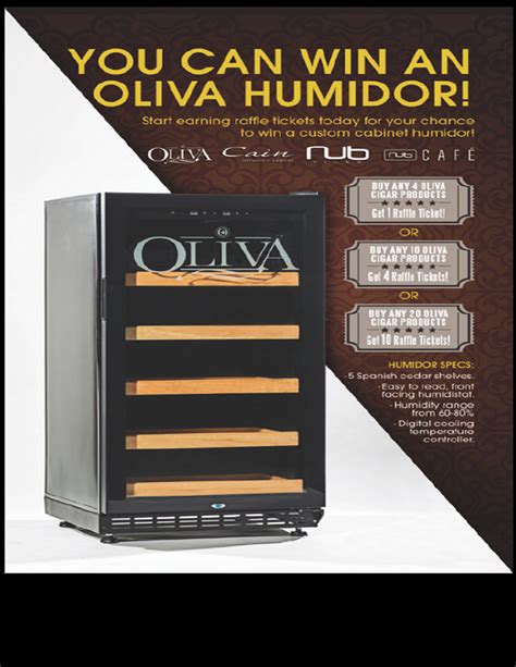 Tobacco Lane Arlington – Oliva Humidor Give – A – Way