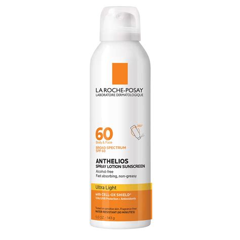 Anthelios Spray Sunscreen For Face And Body La Roche Posay