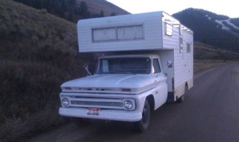 Sell Used 1966 Chevrolet C30 C10 C20 1 Ton Truck With Custom Camper