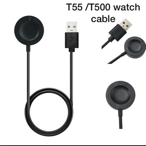 Electric Black Smartwatch Charger USB Cable For Smart Watches ID