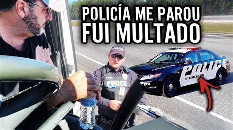 FUI PARADO PELA POLÍCIA E LEVEI UMA MULTA YouTube