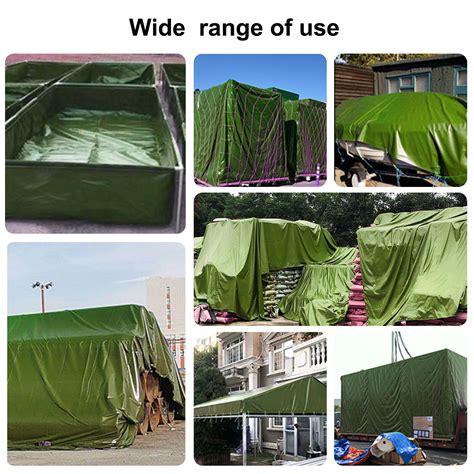 Tarpaulin Gsm Heavy Duty Green Builders Waterproof Ground Sheet Tarp