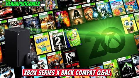 Xbox Series X S Backwards Compatibility Digital Game Availability Qanda Youtube