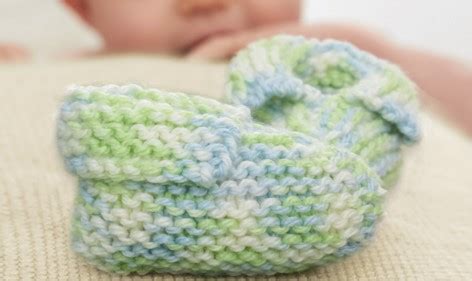 Easy Baby Booties Knitting Pattern Free - Knitting Patterns