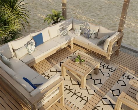 How To Build An Outdoor Sectional Sofa | www.resnooze.com