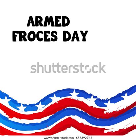 Vector Illustration Banner Armed Forces Day Stock Vector Royalty Free 658392946 Shutterstock