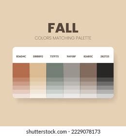 Fall colors gradient Color Scheme