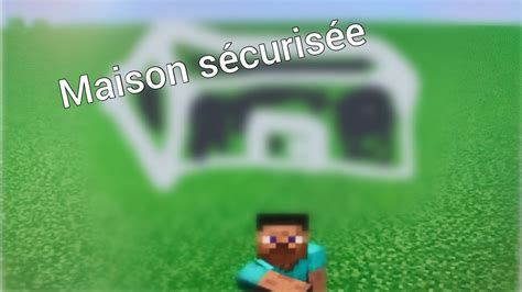 JE CONSTRUIT UNE BASE SECURISE DANS MINECRAFT YouTube