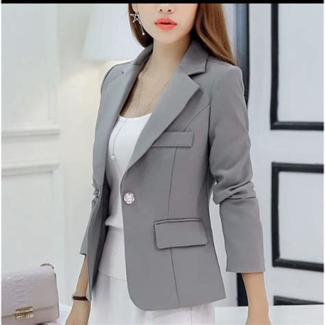 Jual Jas Formal Jas Kantor Jas Kerja Blazer Wanita Jas Cewek Shopee