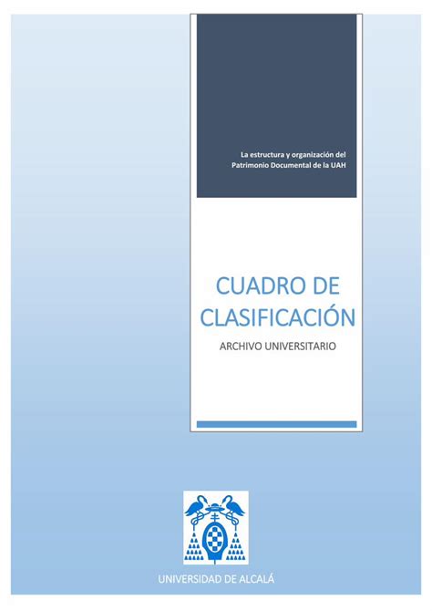 Pdf Cuadro De Clasificaci N Uah Es Pe A Carmen De La