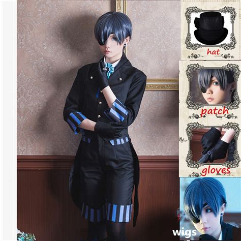 Anime Black Butler Kuroshitsuji Cosplay Ciel Phantomhive Cos Japan