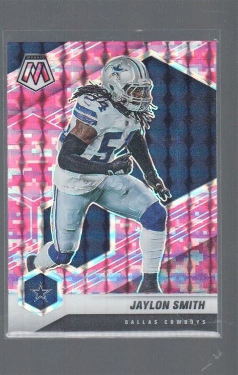 Jaylon Smith Panini Mosaic Pink Camo Prizm Card Ebay