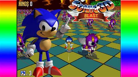 Sonic 3D Blast Flickies Island In ACTUAL 3D YouTube