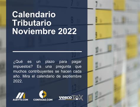 Calendario Tributario Enero 2023 Vesco Consultores