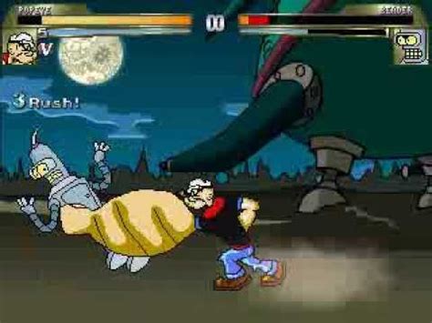 Mugen Popeye Vs Bender Youtube