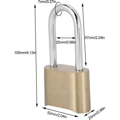 Cadenas À 4 Chiffres Cadenas En Laiton Mot De Passe Combinaison Coffre