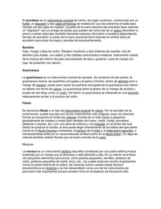 El acordeón es un instrumento musical de viento PDF