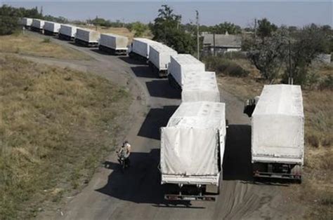 Russian Aid Trucks Begin To Leave Ukraine