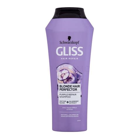 Schwarzkopf Gliss Blonde Hair Perfector Purple Repair Shampoo Samponok