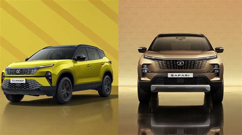 Tata Motors Opens Bookings For Harrier And Safari Facelift SUVs Car