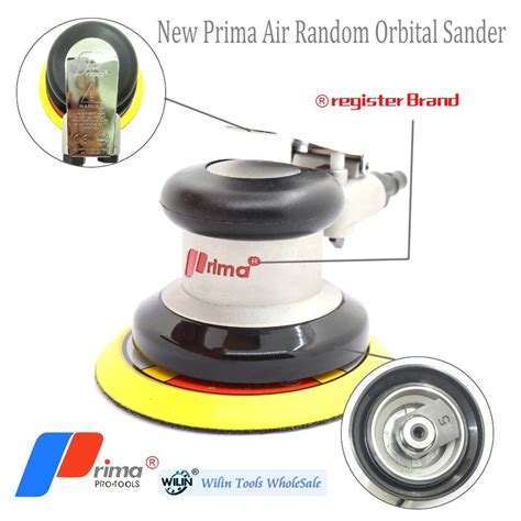 New Pneumatic Sanders TAIWAN PRIMA Air Tools Palm Random Orbital Sander