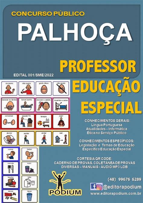 APOSTILA CONCURSO PALHOÇA PROF EDUCAÇÃO ESPECIAL