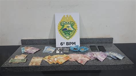 Polícia Militar flagra venda de drogas aborda suspeito e detém três