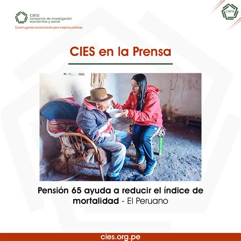 Pensión 65 ayuda a reducir el índice de mortalidad El Peruano