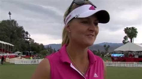 Anna Nordqvists Second Round Interview At The 2014 Kraft Nabisco