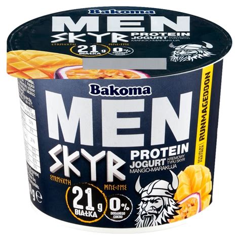 Bakoma Men Jogurt Kremowy Typu Skyr Mango Marakuja G Zakupy