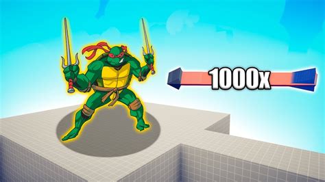 Ninja Turtles Giant Vs 1000x Overpowered Units Tabs Totally