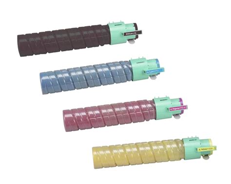 Ricoh Aficio Sp C Dn Toner Cartridges Set Black Cyan Magenta Yellow