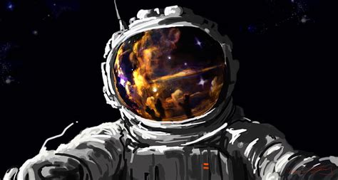 1366x768px | free download | HD wallpaper: astronaut illustration ...