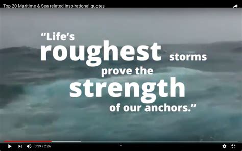 Lifes Roughest Storms Prove The Strength Of Our Anchors