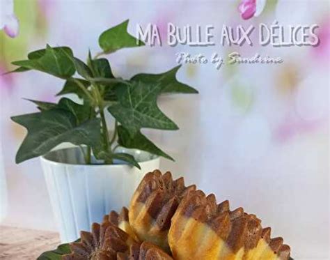 Fleurs de cannelés marbrées de Ma Bulle aux Délices et ses recettes de