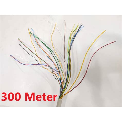 telco cable pair cat   meter  roll shopee malaysia