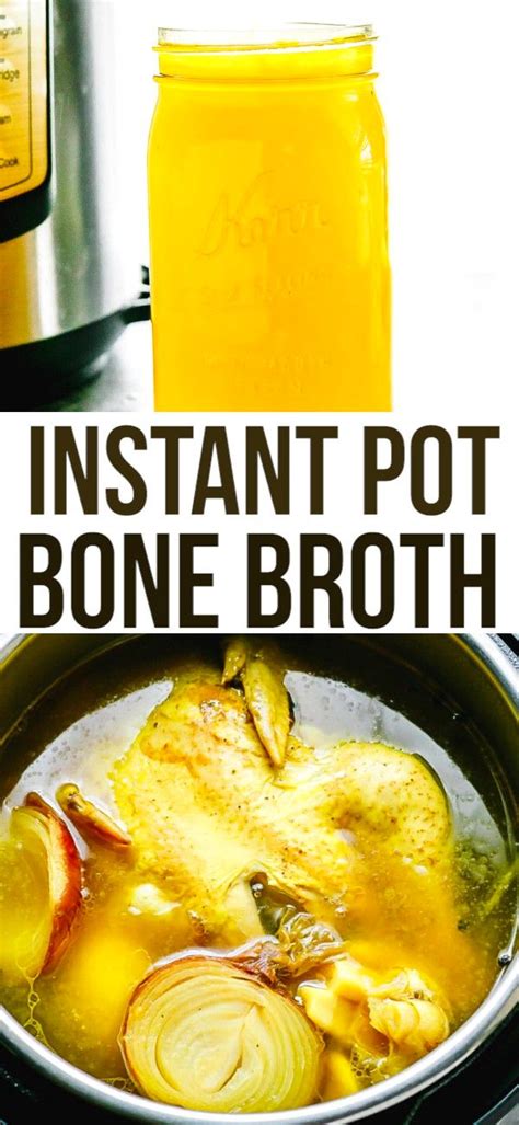 Instant Pot Chicken Bone Broth Recipe